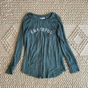Grayson Threads | Green Long Sleeve “Grateful”